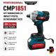 Masina de insurubat Cheie cu impact 48V 10Ah , cu 2 acumulatori si accesorii CAMPION PROFESSIONAL CMP1851