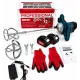 Mixer electric pentru mortar, cu 2 acumulatori 48V, 0-850RPM, paleta de rezerva, chei montaj, CAMPION PROFESSIONAL CMP1831