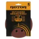 Disc abraziv pentru slefuitor cu excentric ROTOR 125 P150 - Pachet 5 bucati
