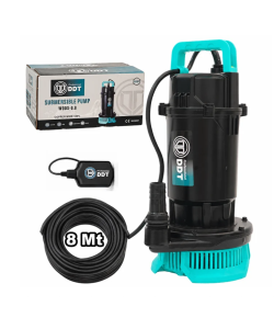 Pompa submersibila apa curata cu plutitor DDT WQDS-0.8 – 1.0HP, 220V, debit 3 m³/h, bobinaj cupru masiv