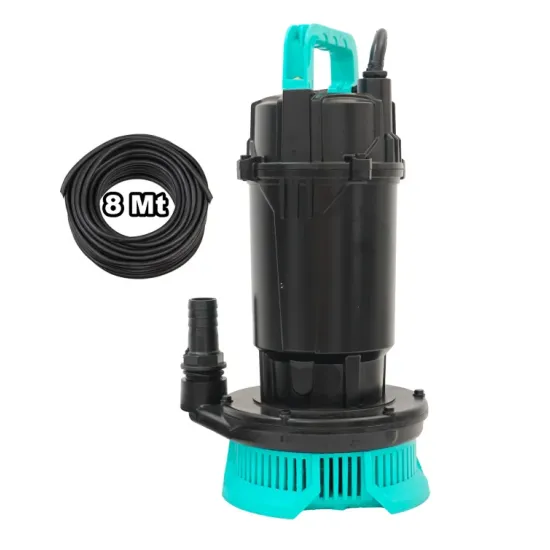 Pompa submersibila apa curata cu plutitor DDT WQDS-0.8 – 1.0HP, 220V, debit 3 m³/h, bobinaj cupru masiv