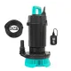 Pompa submersibila apa curata cu plutitor DDT WQDS-0.8 – 1.0HP, 220V, debit 3 m³/h, bobinaj cupru masiv