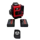 Pachet Profesional German Meister – Trusa 4 in 1 Brushless cu 3 Acumulatori 36V 8Ah + Nivela Laser 4D 360° Verde cu Trepied și Accesorii.