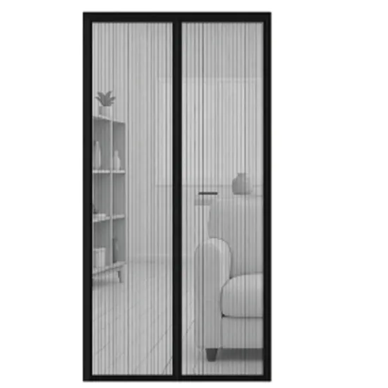 Plasa magnetica Micul Fermier, anti-insecte, pentru usa, dimensiune 100*210 cm, gri