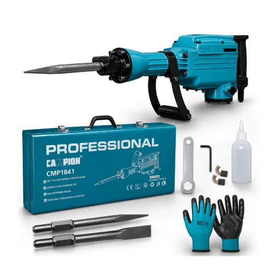 Ciocan Demolator (Picamer) Altai Campion PRO, 3500W, 60J, SDS HEX 65 mm, 1800 Lovituri/Minut, Sistem Anti Vibratii, Valiza Metalica