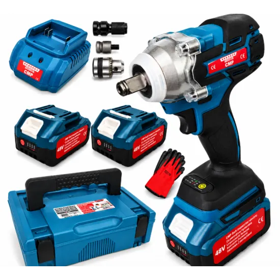 Masina de insurubat Cheie cu impact 48V 10Ah , cu 2 acumulatori si accesorii CAMPION PROFESSIONAL CMP1851