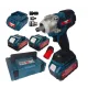 Masina de insurubat Cheie cu impact 48V 10Ah , cu 2 acumulatori si accesorii CAMPION PROFESSIONAL CMP1851