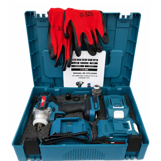 Masina de insurubat Cheie cu impact 48V 10Ah , cu 2 acumulatori si accesorii CAMPION PROFESSIONAL CMP1851