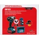 Masina de insurubat Cheie cu impact 48V 10Ah , cu 2 acumulatori si accesorii CAMPION PROFESSIONAL CMP1851