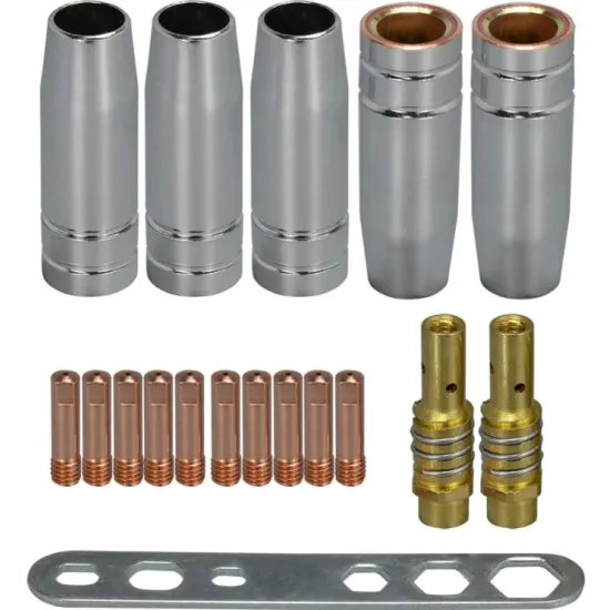 Set 18 consumabile pentru pistolet MIG MAG 150A, Intensiv