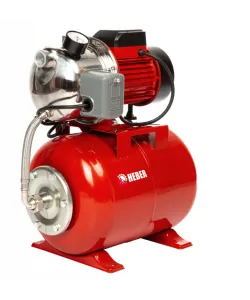 Hidrofor de mare putere Heber®, AUTOJS80, 24L, 1000W, 50l/min, H refulare 40m, pompa din fonta si inox