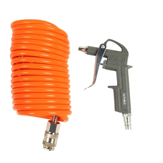 Kit accesorii aer comprimat Detoolz, 5 piese, cupla rapida
