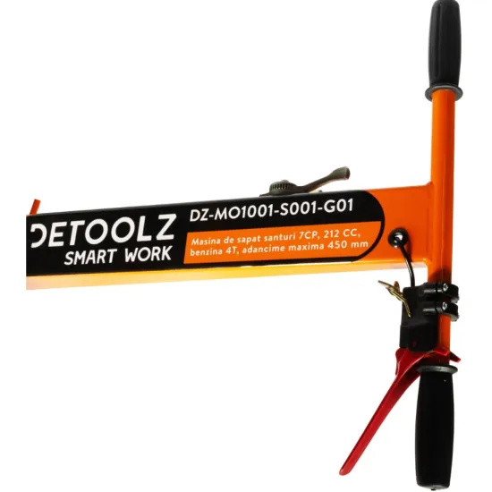Masina de sapat santuri, Detoolz, 7 CP, 212 CC, benzina 4T, adancime maxima 450 mm