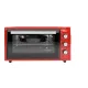 Cuptor electric Zilan ZLN5650 - 45L, 2000W, timer 90 min, termostat 250°C, interior emailat, rosu