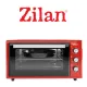 Cuptor electric Zilan ZLN5650 - 45L, 2000W, timer 90 min, termostat 250°C, interior emailat, rosu