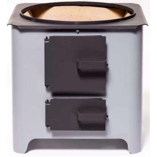 Focar patrat boiler baie, usa tabla 90L