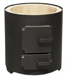 Focar rotund boiler baie, usa tabla 120L