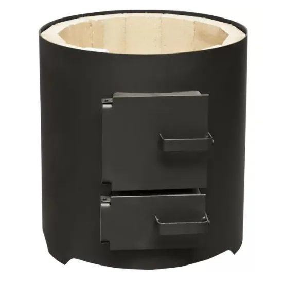 Focar rotund boiler baie, usa tabla 120L