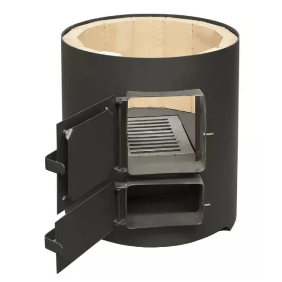 Focar rotund boiler baie, usa tabla 120L