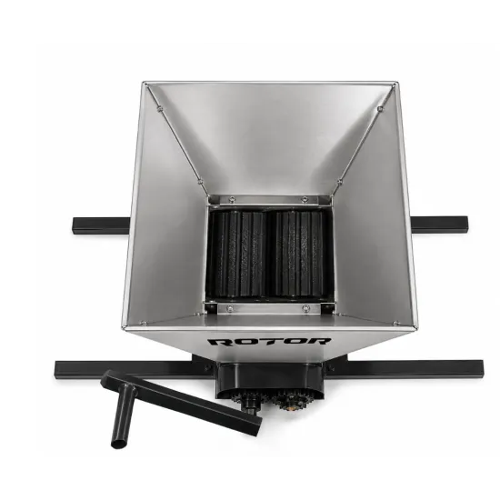Pachet Teasc Presa Struguri si Fructe ROTOR FP-40, 40 L, lemn masiv de stejar + Zdrobitor Struguri Manual ROTOR HGP-50S, cuva 28L inox