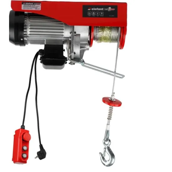 Troliu electric (palan electric) ELEFANT ETP1000, 1600 W, 1000 kg. 20 M CABLU