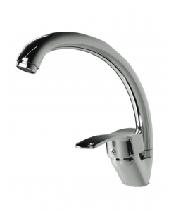 Baterie bucatarie, chrome, silumin, cartus ceramic, monocomanda,  FLEKO FZUF NS275