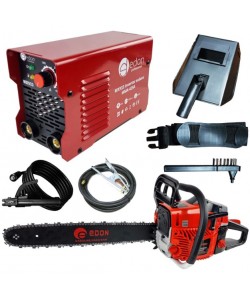Pachet  EDON Invertor de sudura MMA 425A si Motofierastrau  EDC 5220