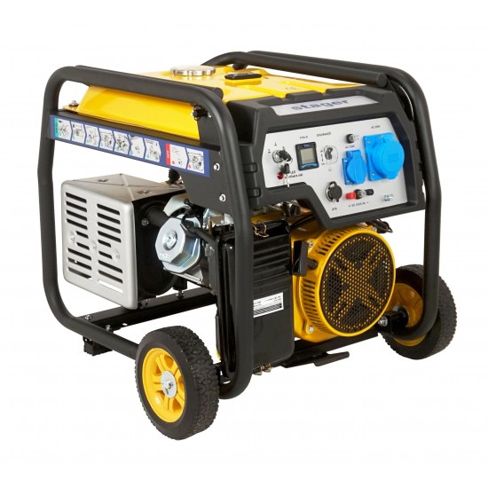 Generator Stager FD 10000ER Automatic, open-frame 8.5kW, monofazat, benzina, pornire electrica