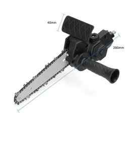 Adaptor tip minifierastrau (drujba), pentru bormasina, multifunctional, portabil, lama si lant 6”