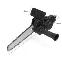 Adaptor tip minifierastrau (drujba), pentru bormasina, multifunctional, portabil, lama si lant 6” Adaptor tip minifierastrau (drujba), pentru bormasina, multifunctional, portabil, lama si lant 6”