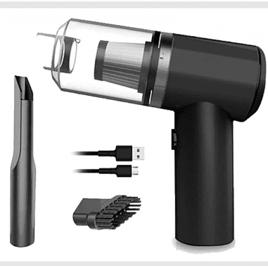 Aspirator auto Fara fir 2in1 120 W Cu Lumina LED Negru