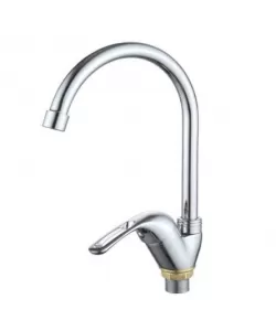 Baterie bucatarie Mixxus Yota 011 NUT, cromata, verticala, monocomanda, material silumin Baterie bucatarie Mixxus Yota 011 NUT, cromata, verticala, monocomanda, material silumin