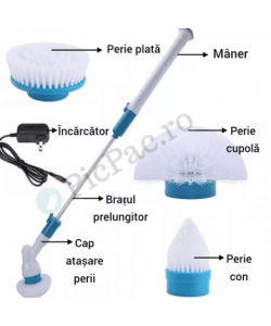  Perie electrica de curatat faianta, gresie, cada