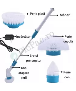 Perie electrica de curatat faianta, gresie, cada  Perie electrica de curatat faianta, gresie, cada