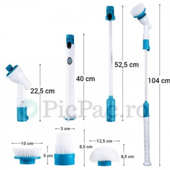 Perie electrica de curatat faianta, gresie, cada