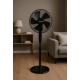 Ventilator cu picior Hausberg HB5200 Speed, 40 cm, 3 viteze,timer 1-2 ore
