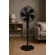 Ventilator cu picior Hausberg HB5200 Speed, 40 cm, 3 viteze,timer 1-2 ore