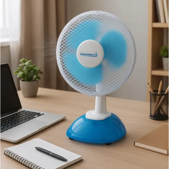Ventilator pentru birou Hausberg HB 5550, 25 W, 15 cm