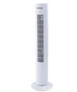Ventilator Turn Hausberg HB-5950AB, 60 W, 3 Moduri De Functionare, Temporizator Oprire, 3 Trepte, Alb