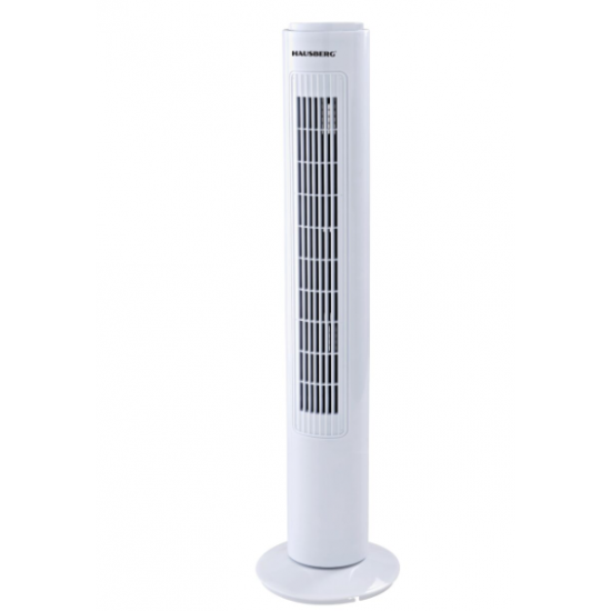 Ventilator Turn Hausberg HB-5950AB, 60 W, 3 Moduri De Functionare, Temporizator Oprire, 3 Trepte, Alb