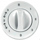 Ventilator Turn Hausberg HB-5950AB, 60 W, 3 Moduri De Functionare, Temporizator Oprire, 3 Trepte, Alb