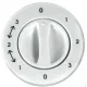 Ventilator Turn Hausberg HB-5950AB, 60 W, 3 Moduri De Functionare, Temporizator Oprire, 3 Trepte, Alb