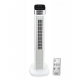 Ventilator Turn Digital cu Telecomanda HAUSBERG HB-5963AB, 55W, 3 Viteze, 41 Inch, Temporizator, LED, Oscilatie, Maner transport, Difuzor de parfum, Alb