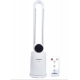 Ventilator Turn Digital cu Telecomanda HAUSBERG HB-5957AB, 65W, 12 Viteze, Temporizator, Ioni negativi, Oscilatie, LED, 4 Programe, Alb
