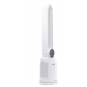 Ventilator Turn Digital cu Telecomanda HAUSBERG HB-5957AB, 65W, 12 Viteze, Temporizator, Ioni negativi, Oscilatie, LED, 4 Programe, Alb