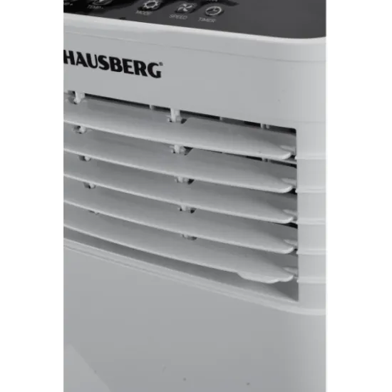 Aparat de aer conditionat portabil HAUSBERG HB-5960AB, 1920W, 300 m3/h, LCD, 9000 BTU, Alb