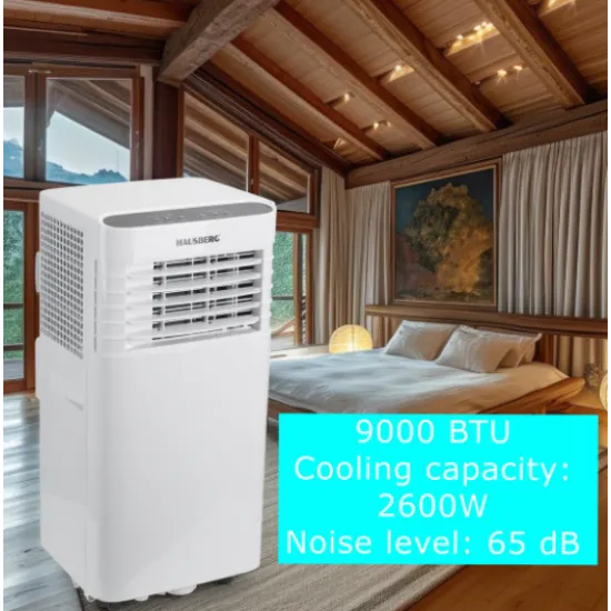 Aparat de aer conditionat portabil HAUSBERG HB-5960AB, 1920W, 300 m3/h, LCD, 9000 BTU, Alb