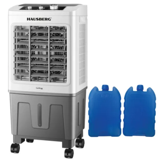 Racitor de Aer Portabil HAUSBERG HB-5961AB, 75W, 20L, 3 Viteze, Control Mecanic, Accesorii incluse