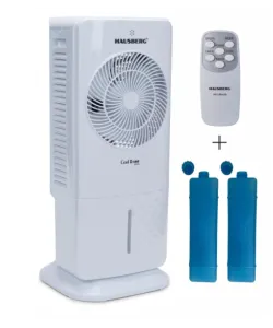 Racitor de Aer Digital Portabil cu Telecomanda HAUSBERG HB-5964AB, 5.5L, 65W, 3 Viteze, 5 Programe, 3 Moduri functionare, Oscilatie, Temporizator, LED