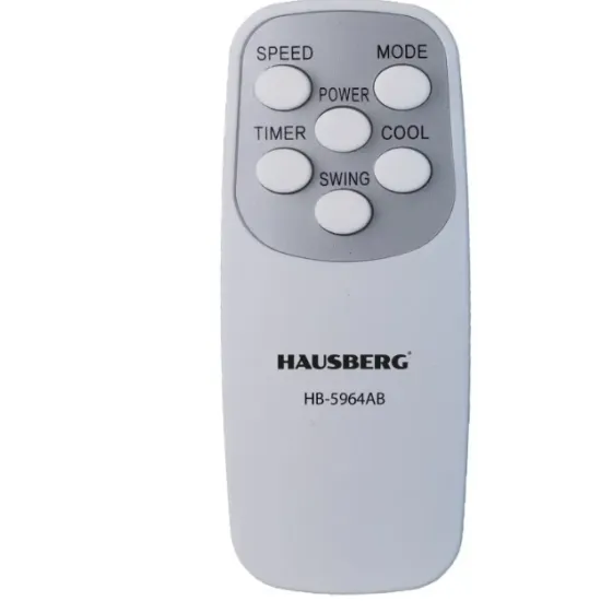 Racitor de Aer Digital Portabil cu Telecomanda HAUSBERG HB-5964AB, 5.5L, 65W, 3 Viteze, 5 Programe, 3 Moduri functionare, Oscilatie, Temporizator, LED